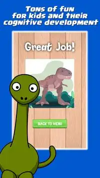 Dino Puzzle - Dinosaur Puzzles for kids Screen Shot 3