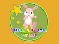 rabbits and games for kids Screen Shot 0
