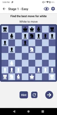uChess - Chess Tactics/Puzzle Screen Shot 1