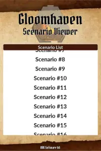 Gloomhaven Scenario Viewer Screen Shot 0