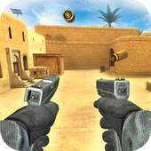 counter terrorist 2 machine gun shooting strike