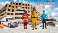 Fire Truck Driving Simulator 2021 - Rescue Truck Screen Shot 3