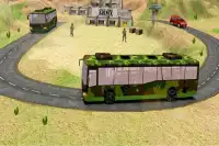 indian army bus driving: military truck mission Screen Shot 4