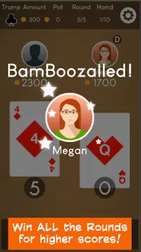 BAM! A free trick-taking card game for players Screen Shot 5