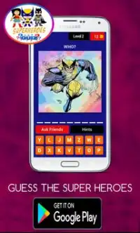 GUESS THE SUPER HEROES AND MUTANTS Screen Shot 1