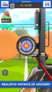 तीरंदाजी खेल 3 डी: धनुष और तीर शूटिंग खेल Screen Shot 8