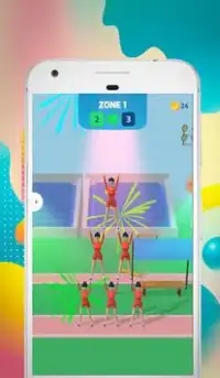New Flip Jump Cheerleader 3D Screen Shot 2