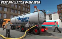 Milk Transport Big Truck Simulator 2019 Screen Shot 11