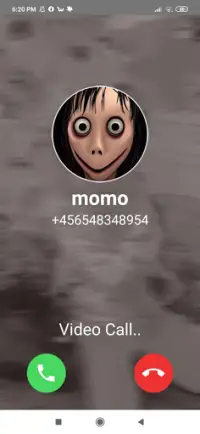 momo fake video call and Chat Screen Shot 2