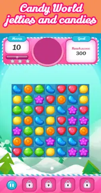 Candy World jellies and candies Screen Shot 3
