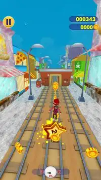 Subway Santa Xmas Surf: Subway Surfer 3D Screen Shot 6