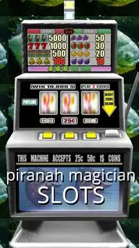 3D piranah magician Slots - Fr Screen Shot 0