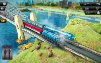 ट्रेन ड्राइव सिम्युलेटर 2020: ऑफरोड हिल एडवेंचर Screen Shot 3