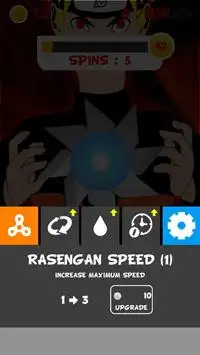 Rasengan Shuriken Spinner Screen Shot 1