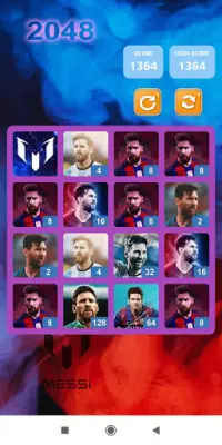 2048 Lionel Messi Game Kpop -  Screen Shot 4