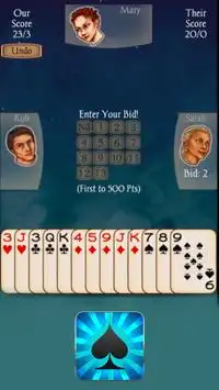 Spades Classic Plus : Free Offline Card Game Screen Shot 3