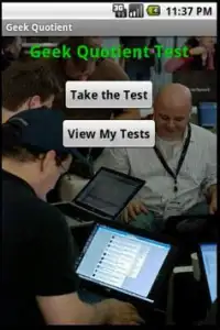 Geek Quotient Test Screen Shot 0