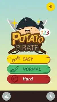 Fast 123 Math - Potato Pirate Screen Shot 0