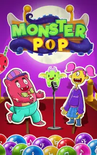 Monster Pop - Jogos de atirar bolhas Screen Shot 1