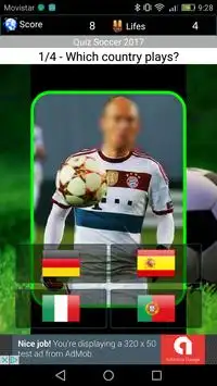 Multi Quiz: Soccer 2017 Screen Shot 2