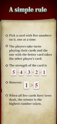 FIVE CARDS - Card battle games Screen Shot 1
