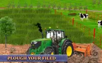 mesin penuai traktor pertanian Simulator permainan Screen Shot 4