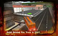 Modern Fire Driver Truck 3D Screen Shot 10