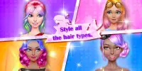 Stylista włosów Salon 2: Dressup dziewcząt makijaż Screen Shot 2