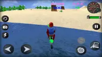 Super Hero Moto jump Screen Shot 11
