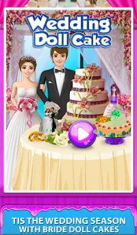 Wedding Doll Cake Maker! Cocinar pasteles nupciale Screen Shot 4