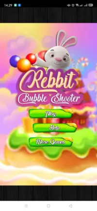 rebbit bubble shooter Screen Shot 0