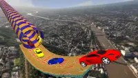 Real Mega Ramp Car Impossible stunt Racing Master Screen Shot 0