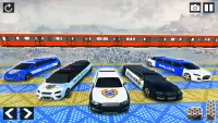 Police Limo Car Stunts - Mega Ramp Car Racing Game Screen Shot 3