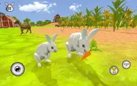 Wild Pet Rabbit Animal Sims -Forest Predator Craft Screen Shot 1