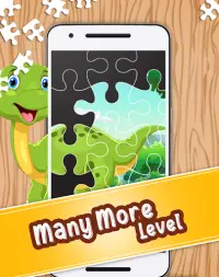Dinosaur Puzzle Games for Kids Free Screen Shot 2