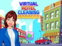 Virtual Hotel Cleaning Manager: Room Service Games Screen Shot 0