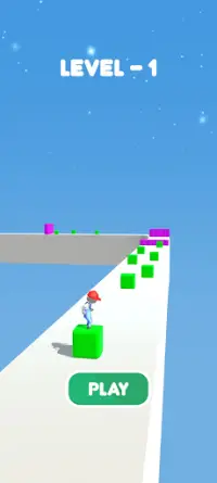 Cube Surfer - Overcome from Obstacles Screen Shot 1