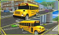 School Bus Driver - Impossible Metro City Driving Screen Shot 1