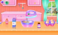 cooking cake and decorat game Screen Shot 1