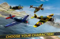 전쟁 항공 공격 무료 - 진짜 비행기 사격 게임 Screen Shot 3
