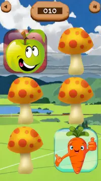 Jeu de mémoire - Match de cartes puzzle (Fruits) Screen Shot 0