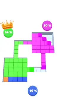 Color Blocks vs Blocks 3D - Blocks battle Screen Shot 3