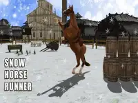 Snow Horse Run Simulator 3D Screen Shot 7