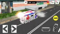 City Rescue Ambulance Driving Screen Shot 1