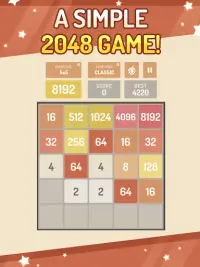 Merge Number: 2048 Brain Puzzle Game Screen Shot 11