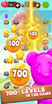 Candy Bears Rush - Match 3 & free matching puzzle Screen Shot 2