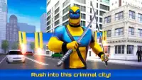 Dual Swords Superhero Crime City Defender Sim Screen Shot 0