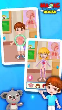 Giochi di anatomia umana per bambini Screen Shot 4