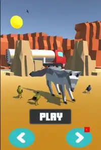 Hot Desert Valley Zig-Zag Runner Game 3D Screen Shot 2