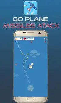Go Plane - Missiles attack Blue Sky Screen Shot 0